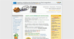 Desktop Screenshot of ingatlan-ertekbecslok.hu